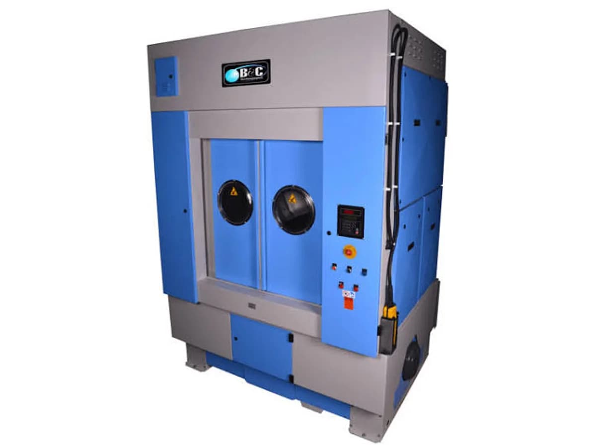 Blue industrial commercial dryer cabinet