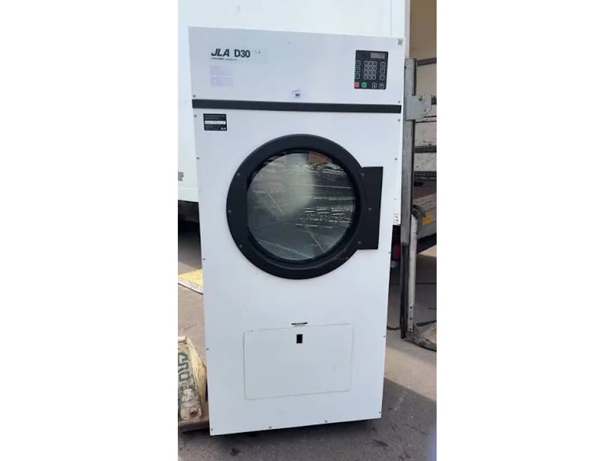 Front-loading JLA commercial dryer