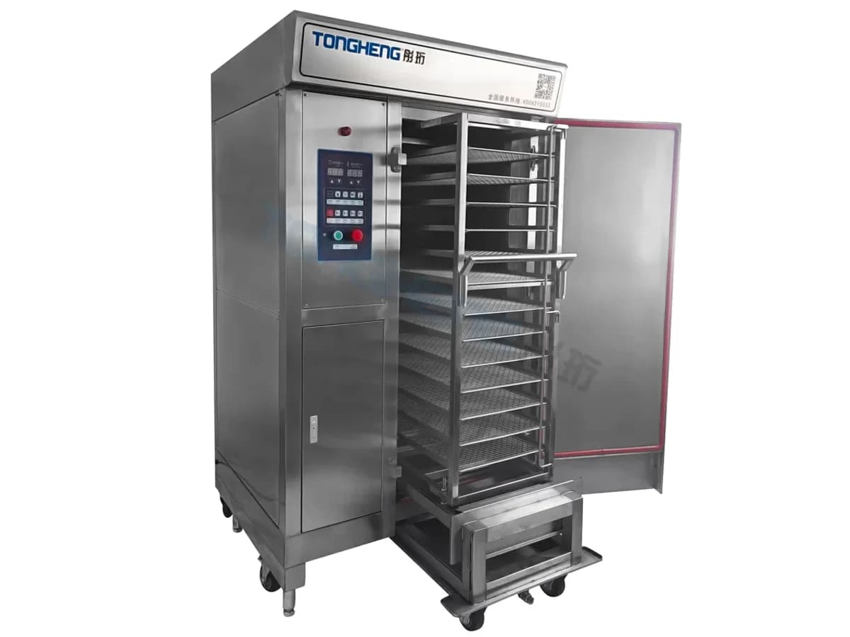 Commercial tray steaming cabinet used for hot holding service