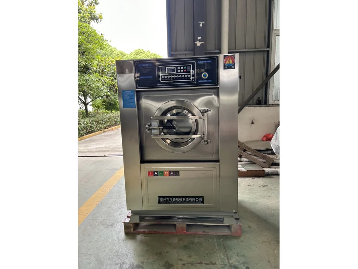 Commercial washer extractor for laundry equipment repair